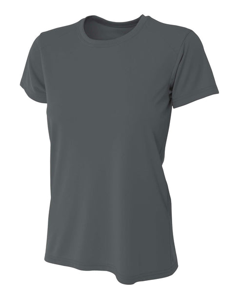 A4 Women's Cooling Performance Crew, Sizes 2XL-4XL (NW3201), Color 'Graphite'
